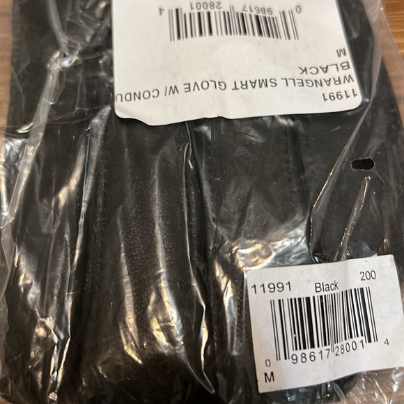 UGG Leather Faux Fur Lined Wrangell Smart Glove::Black::100% Authentic:: - Picture 4 of 7